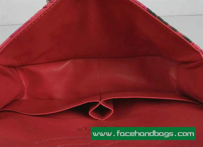 Chanel 2.55 Rose Handbag 50135 Gold Hardware-Pink Green - Click Image to Close